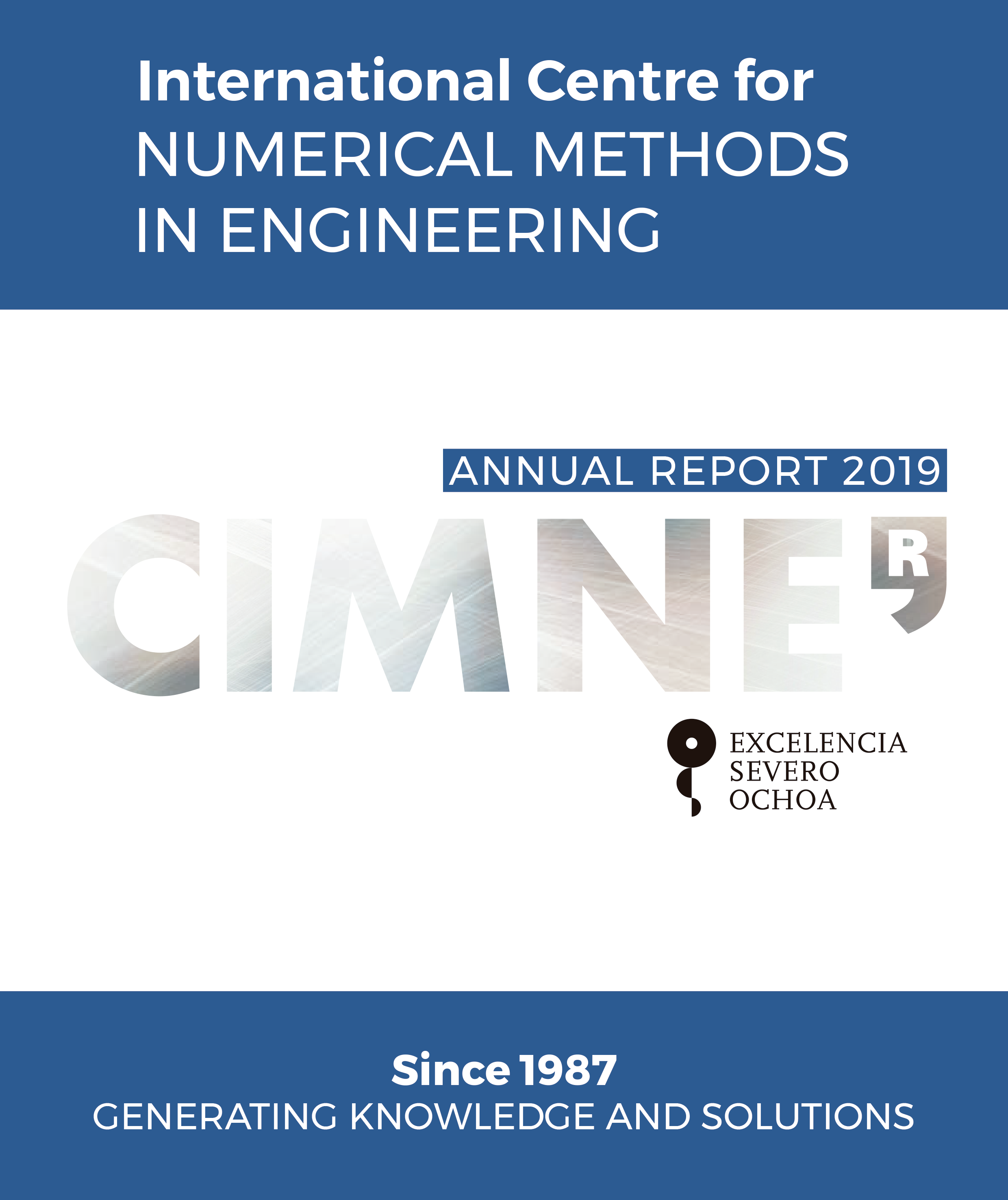 CIMNE Annual Report Cover